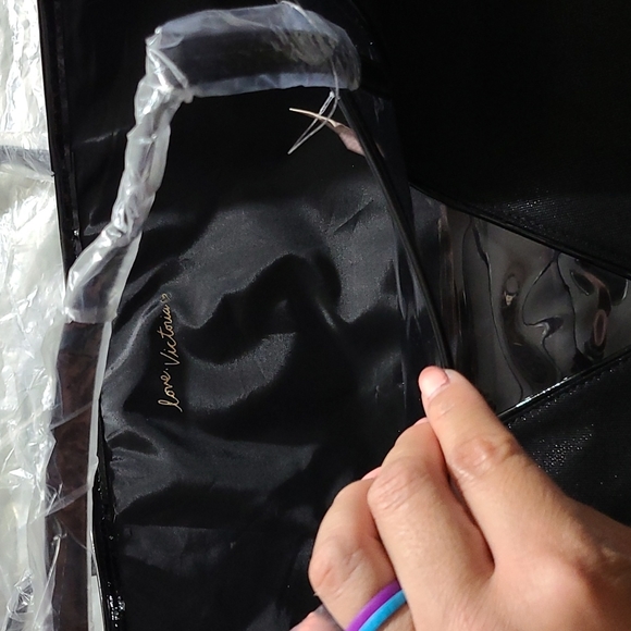 Victoria's Secret Metallica and Clear Tote Bag - Picture 4 of 16